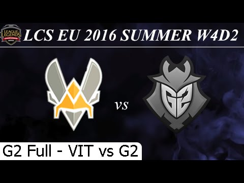 VIT vs G2 Game 2 Full 24/06/2016 - LCS EU Summer 2016 W4D2M8 Team Vitality vs G2 Esports