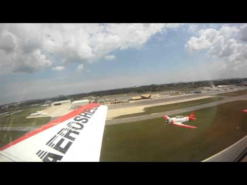 Riding with the AeroShell Aerobatic Team