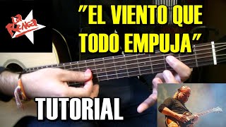 Como tocar &quot;El viento que todo empuja&quot; La Renga | Tutorial Guitarra acústica/criolla acordes punteo