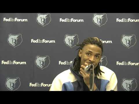 MEM@DAL: Ja Morant postgame 1.23.22