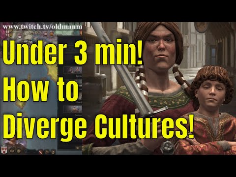 Crusader Kings 3: Royal Court - How to Diverge your Culture - Crusader Quickies