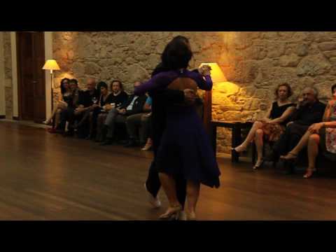  Diego Cornella Jaimez  and  Laura Diez  are  dancing  at  Compostela Tango Festival  in  2017