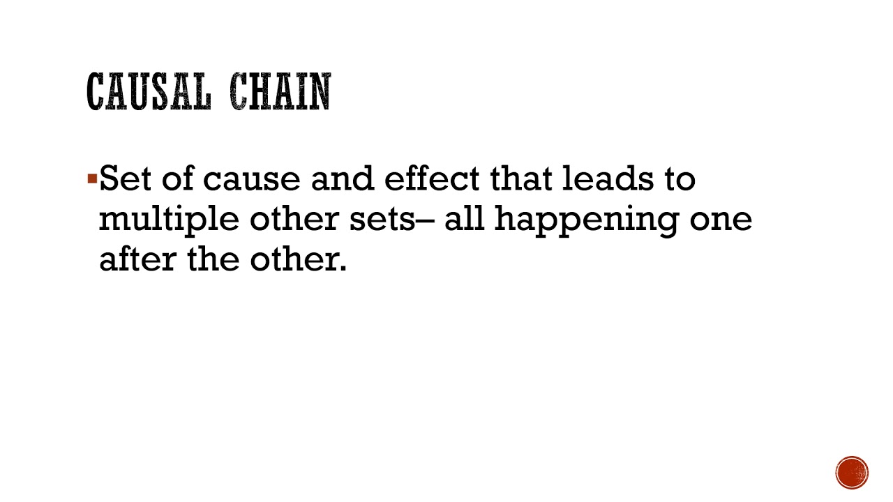READING AND WRITING SKILLS AN INTRODUCTION TO CAUSAL ANALYSIS A MODE OF PARAGRAPH DEVELOPMENT