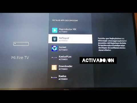 Activar orígenes desconocidos y permisos en Fire Stick