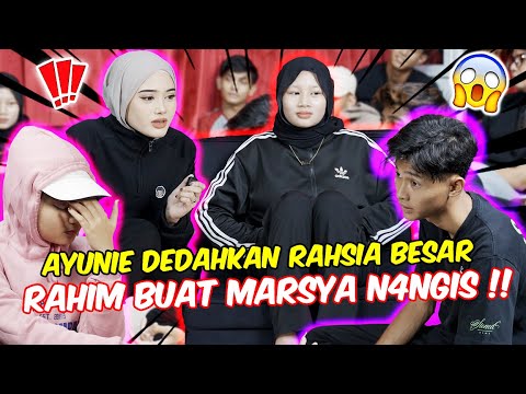 AYUNIE DEDAHKAN RAHSIA BESAR RAHIM BUAT MARSYA N4NGIS !! - ARA JUGA MEN4NNGIS !