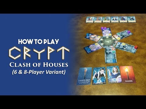 How to play Crypt "Clash of Houses" (6 & 8-Player Variant)