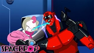 Narrow Escape | SpacePOP Season 1 Episode 6 | Kid Genius Cartoons