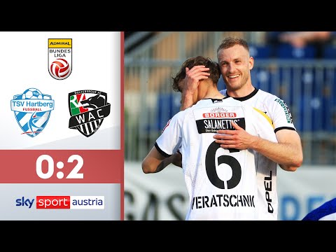 WAC übernimmt die Tabellenführung! | TSV Hartberg - Wolfsberger AC | Highlights - ADMIRAL Bundesliga