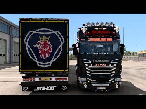 ETS2 V1.40 + IBERIA DLC + RJL SCANIA + SIRIUS SKIN + KRONE PROFILINER + SKIN