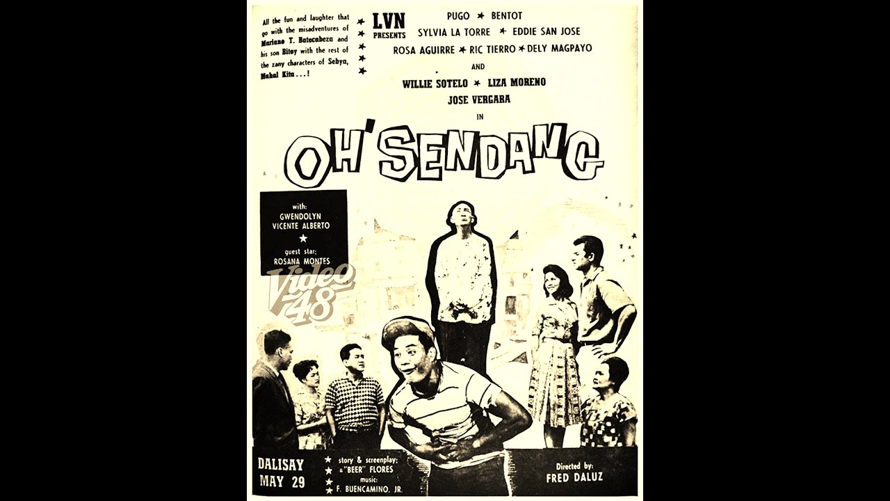 Filipino Comedy Movie | Oh Sendang 1961 | Pugo , Bentot , Sylvia La Torre