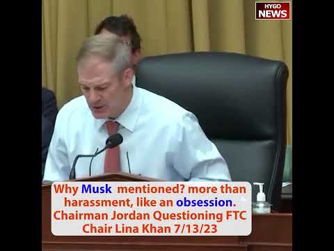 Jordan To FTC Chair Khan: "More Than Harassment, It Seems Like An Obsession" — Twitter Demand Letters