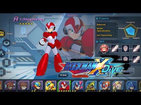 X (Rising Fire Version) 5* Caracter Showcase