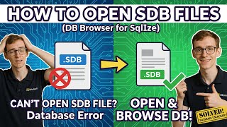 Opening SDB Files (DB Browser for SQLite)