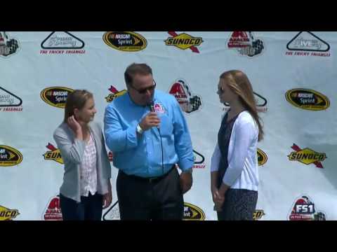 2016 NSCS AXALTA 400  Pocono   Carolina Shavwer, Joe Mcdoghal, Julia Mcdoughal   Grand Marshals
