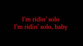 NJOMZA - Ridin&#39; Solo w/Lyrics