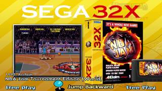 Sega 32X Games A to Z w/Box&Cart Art