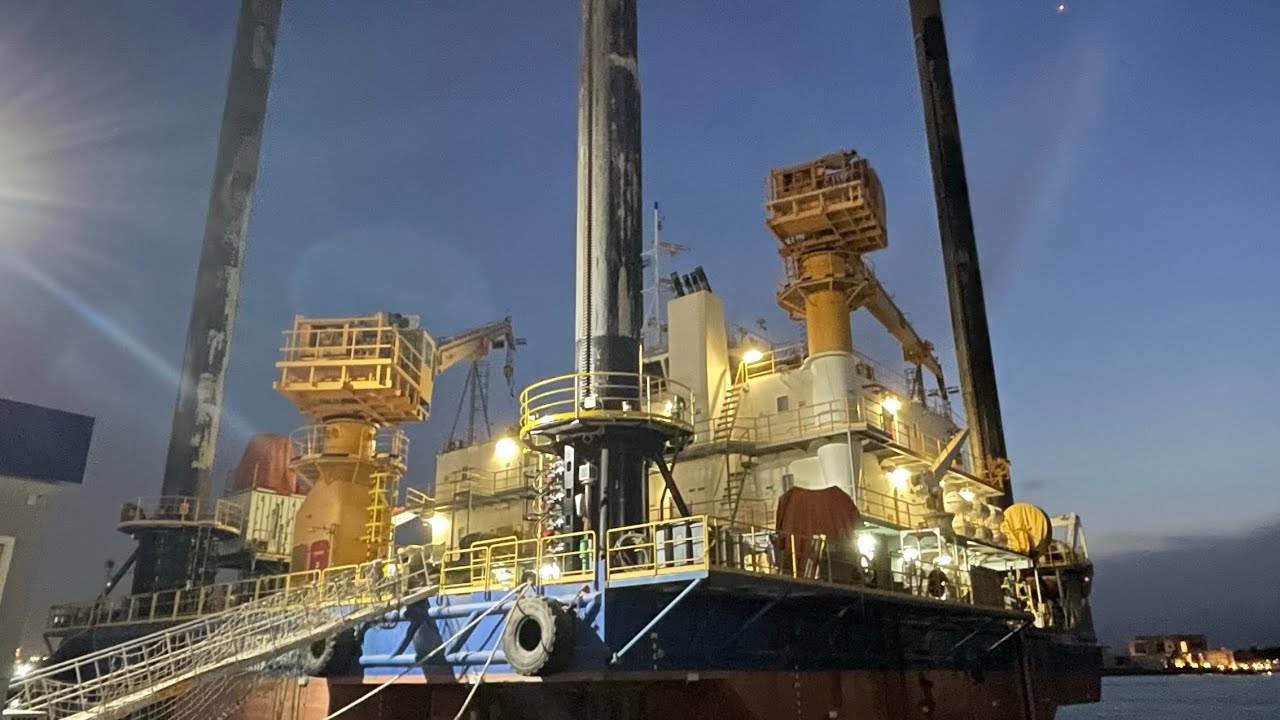 Offshore life at barge