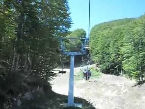 ALTOPIANO LACENO (Bagnoli Irpino-Avellino-Italy)- In seggiovia da Settevalli verso la vetta Raimagra