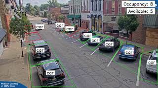 Parking Management Test for Monroe St Live Camera