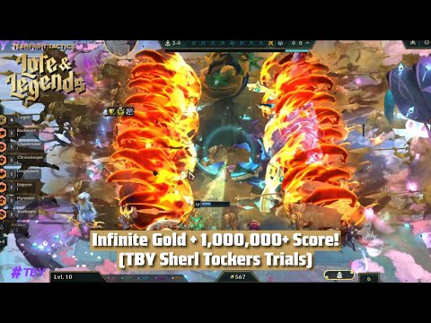 Infinite Gold & 1,000,000+ Score! (Tocker Trials TFT Set 16 - TBY Sherl)