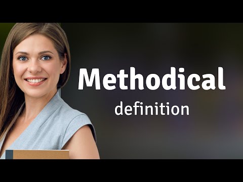 Methodical • METHODICAL definition