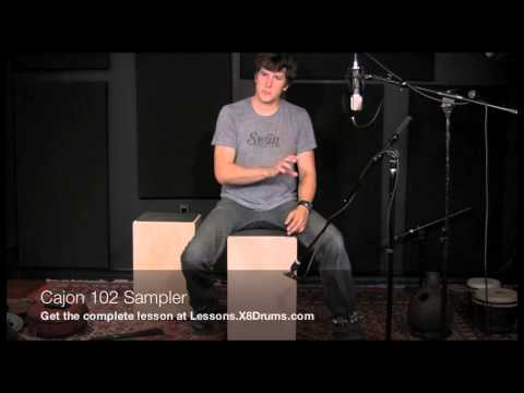 Cajon 102 - Hand to Hand Playing with Mike Meadows - X8 DRUMS LESSONS
