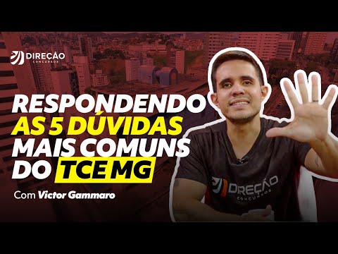 ANSWERING THE 5 MOST COMMON QUESTIONS ABOUT THE TCE MG EXAM! (WITH @VICTORCONCURSOS)