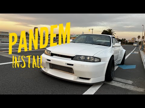 r33 PANDEM full kit install!!!