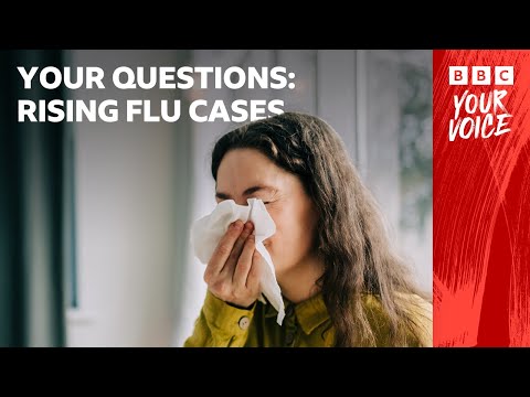 Video | Flu cases jump sharply in England - your questions answered | BBC News