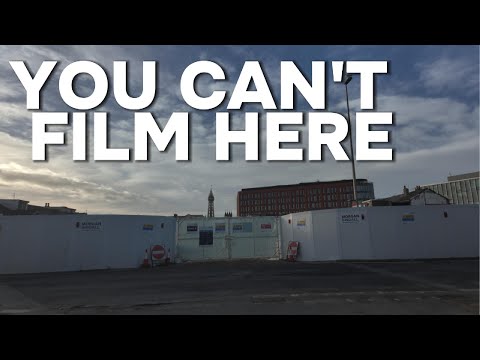 La squadra di demolizione ci ha impedito di filmare a Blackpool