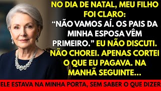 Meu filho disse no Natal: “Meus sogros primeiro”. Então fiz o que devia ter feito há muito tempo.