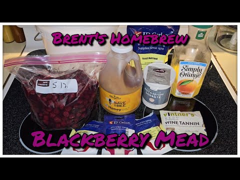 How to Make Blackberry Mead #howto #recipe #wine
