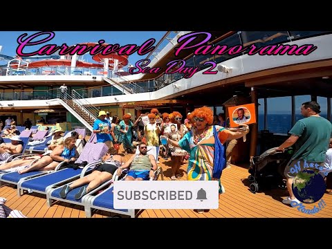 Thumbnail for Carnival Panorama 8 Day  Mexican Riviera  Sea Day 2 & Mrs. Roper Bar Crawl | Travel Vlog