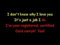Card Carryin' Fool   Randy Travis Karaoke Version JM