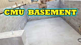 How to build a Concrete Block Basement for Beginners. Part 1 D.I.Y.