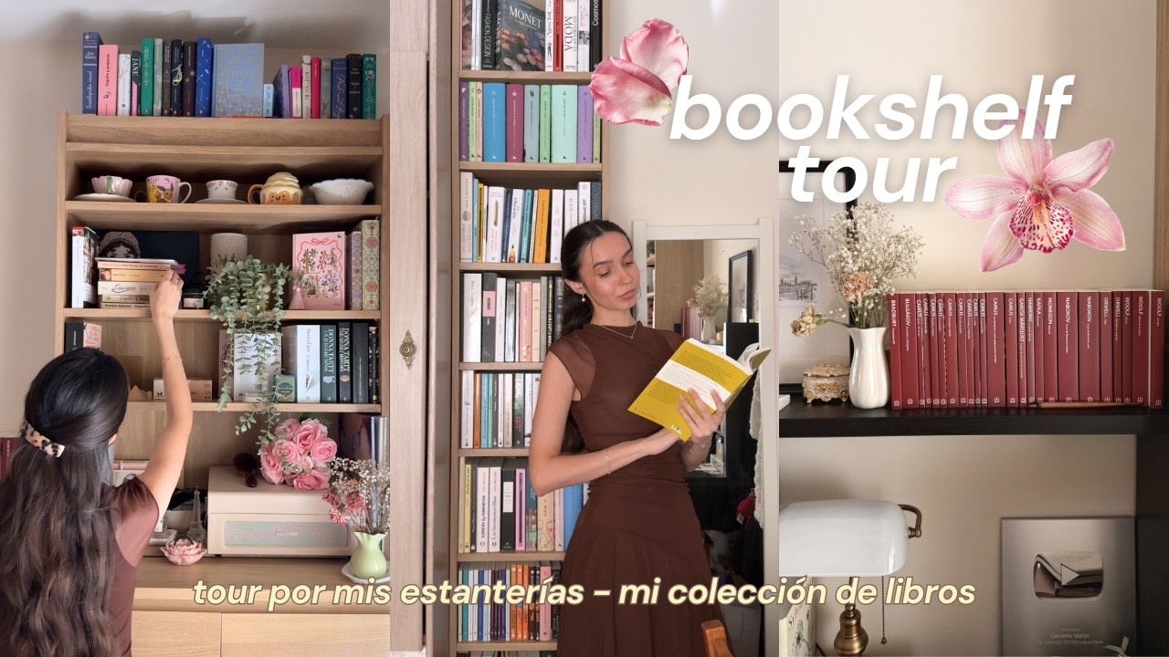 BOOKSHELF TOUR 📓 — A tour of my bookshelves | Carolette Martin