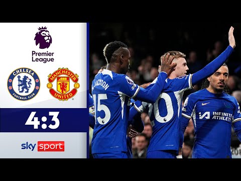 Palmer-Hattrick sorgt für Last-Minute Wahnsinn! | Chelsea-Manchester United | Highlights - EPL 23/24