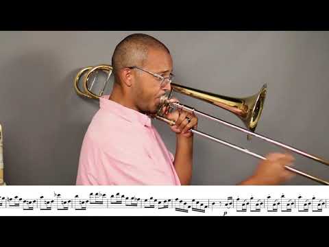 2020-2021 TMEA All State Tenor Trombone Etude #3 (Bb Minor page 25 from Voxman Selected Studies)