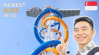 Newest & Tallest Sky Slide in Sentosa, Singapore