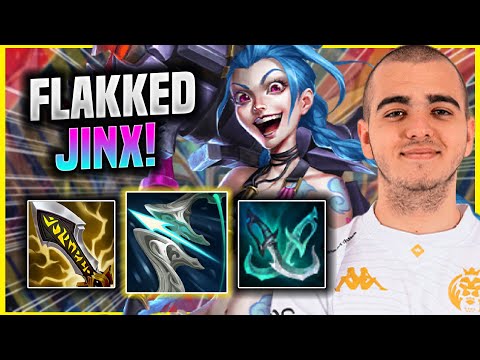 FLAKKED IS INSANE WITH JINX! - G2 Flakked Plays Jinx ADC vs Karthus! | Preseason 2022