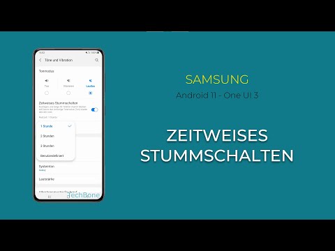 Zeitweises Stummschalten - Samsung [Android 11 - One UI 3]
