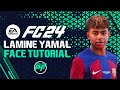 EA FC 24 FACE LAMINE YAMAL + STATS -  Pro Clubs Face Creation - CAREER MODE - LOOKALIKE BARCELONA