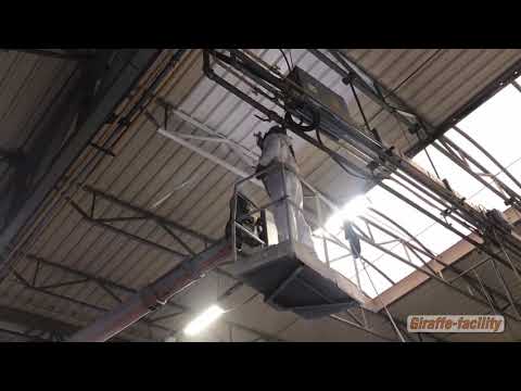 Reinigung, Anstrich und Wartung von Stahlkonstruktionen in der Produktionshalle und in den Höhen