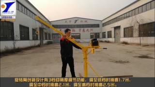 16 version-mini roof floor crane hoists Mini Roof Crane 500 kg /Floor Crane