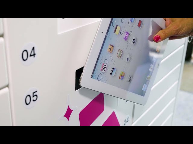 Smart weighing locker video frame