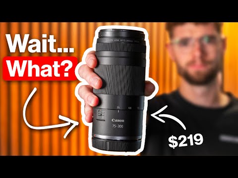 Canon EF 75-300mm f/4-5.6 III Telephoto Zoom Lens for Canon SLR Cameras, 6473A003 (Renewed) video review thumbnail