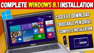 Windows 8.1 Installation Step By Step ⚡ Stop Using Fake Version🚫 | Windows 8.1 New Version Install 🤯