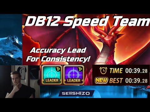 DB12 - 39sec Accuracy Lead Method! Consistent Fast and Safe Team! - Summoners War