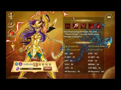 Saint Seiya Galaxy Spirits | Scorpio Milo