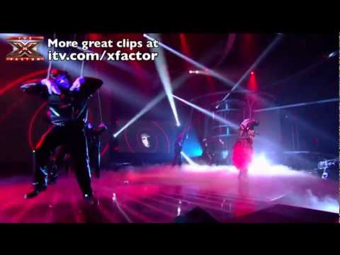 Misha B is red-y for our scary Halloween night - The X Factor 2011 Live Show 4
